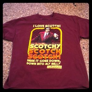Anchorman Ron Burgundy Scotch T-shirt